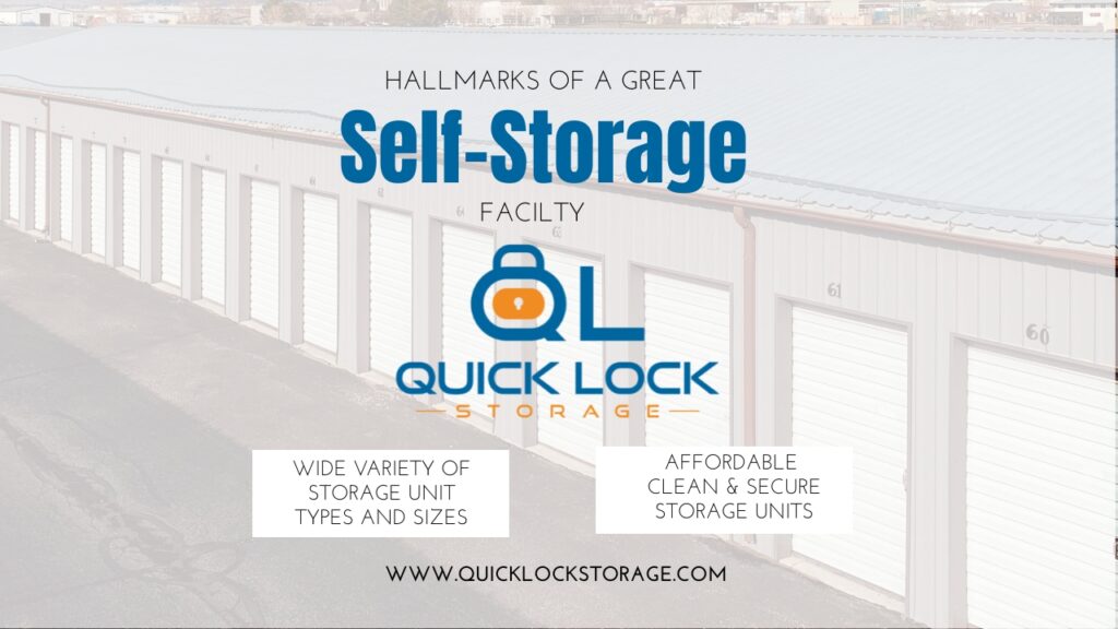 Hallmarks of a Great Self-Storage Facility