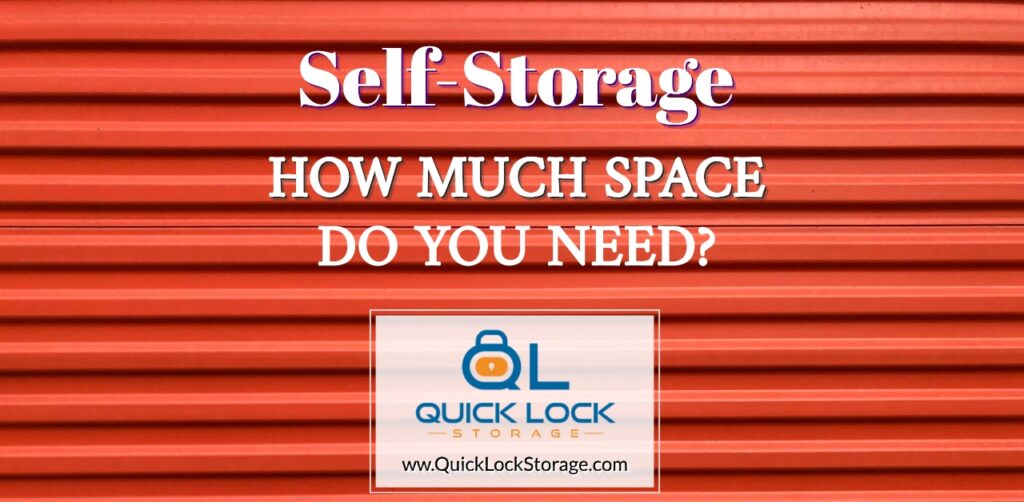 How To Choose The Right Size Self-Storage Unit