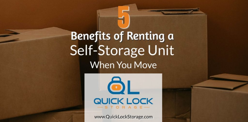 Benefits of Renting a Self-Storage Unit When You Move