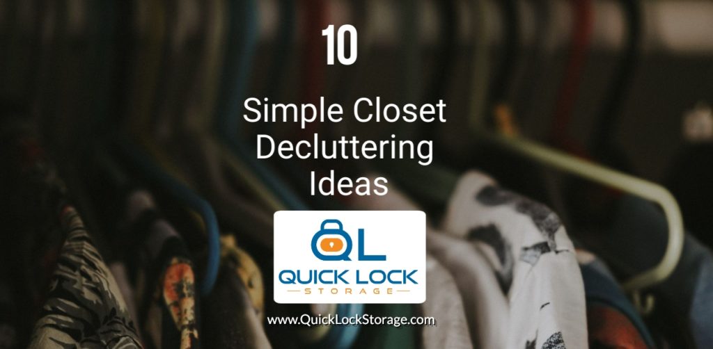 10 Simple Closet Decluttering Ideas