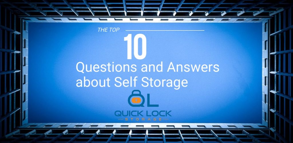 Top 10 Questions and Answers about Self Storage